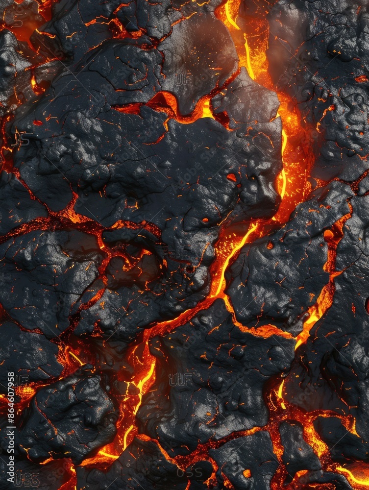 Lava Covered Surface Lava Covered Surface