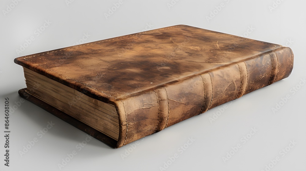 Medium Shot of a Brown Paper Notebook Medium Shot of a Brown Paper Notebook