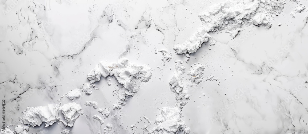 Top view of a white marble background with copy space image in a horizontal layout. Top view of a white marble background with copy space image in a horizontal layout.