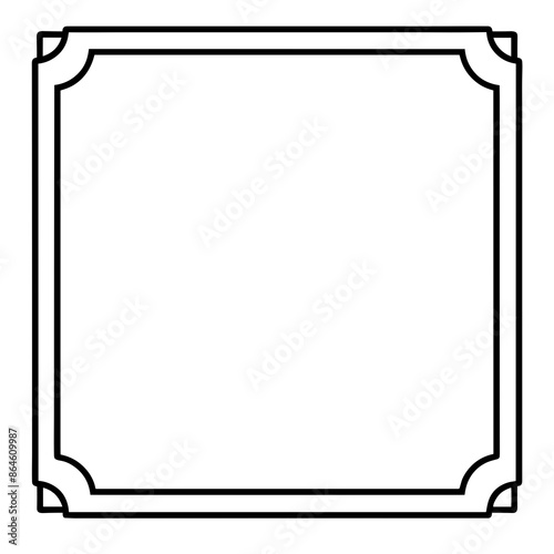 frame isolated on white