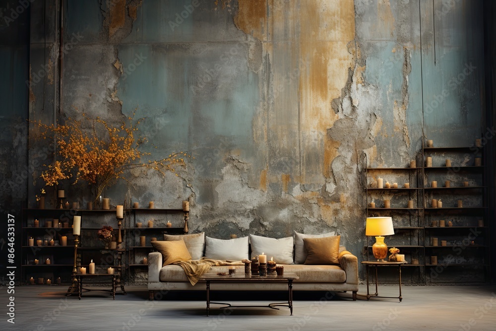 Gilded Abandonment: Concrete Canvases in Rustic Splendor Gilded Abandonment: Concrete Canvases in Rustic Splendor