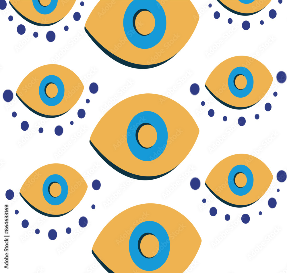 evil eye vector - symbol of protection - blue turkish evil eye vector - symbol of protection - blue turkish