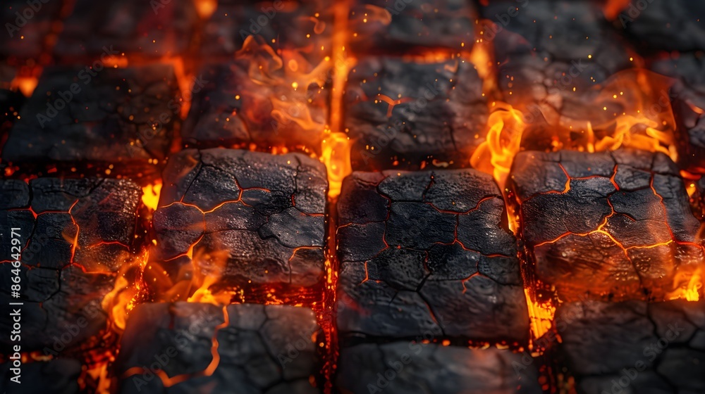 Fototapeta premium Texture of Fire Brick