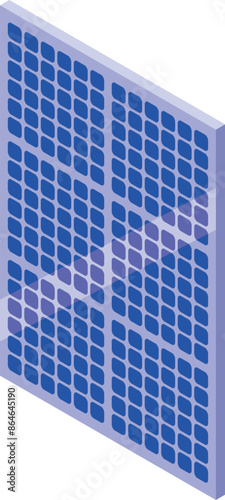 Solar panel converting sunlight into electricity, illustrating the concept of renewable energy