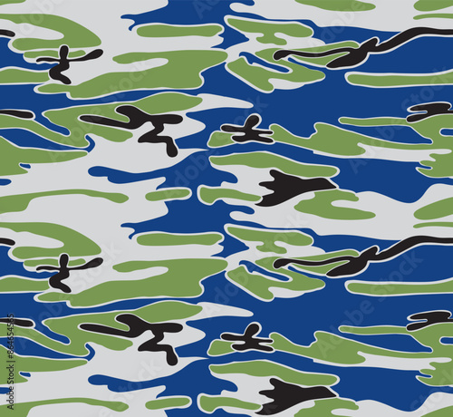 Vector camouflage pattern