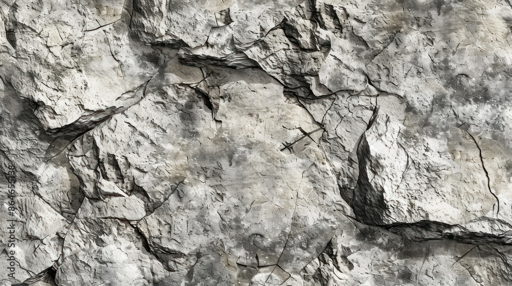 Fototapeta premium rugged stone texture art with detailed cracks and crevices