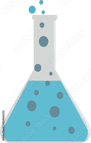 chemical tube, beaker vector