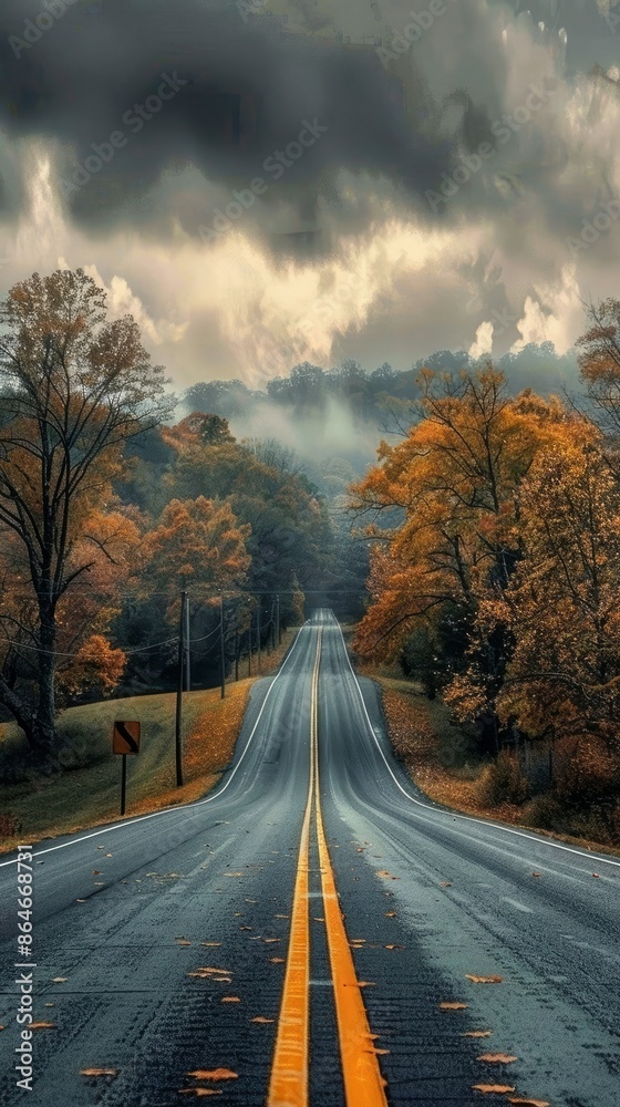 Road, Beautiful wallpaper, Highway image wallpaper - generative ai Road, Beautiful wallpaper, Highway image wallpaper - generative ai