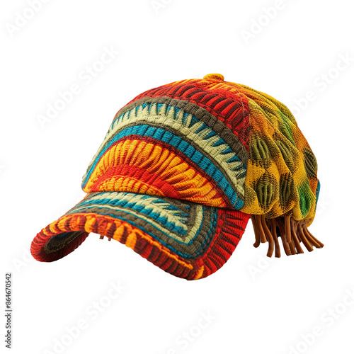 Rastamanas hat isolate on transparent background png