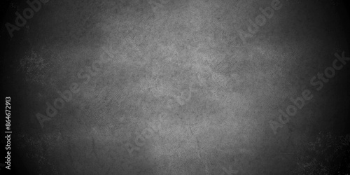 Abstract black stone wall texture grunge rock surface. dark gray background backdrop. wide panoramic banner. old wall stone for dark black distressed grunge background wallpaper rough concrete wall.