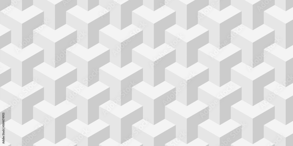 Vector white and gray cube geometric pattern grid backdrop triangle background. Abstract cube geometric tile and mosaic wall or grid backdrop hexagon technology. white geometric block cube structure. Vector white and gray cube geometric pattern grid backdrop triangle background. Abstract cube geometric tile and mosaic wall or grid backdrop hexagon technology. white geometric block cube structure.