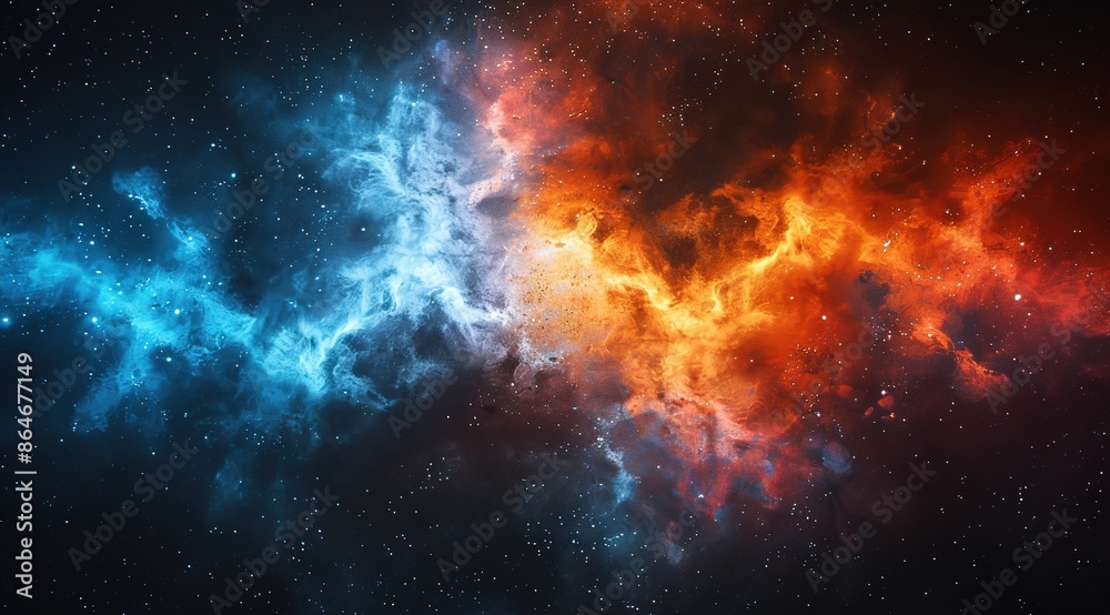 Naklejka premium background with space