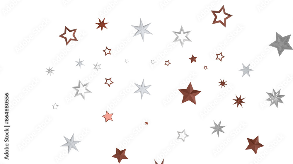 Galactic Christmas Descent: Enthralling 3D Illustration of Falling Holiday Stars from the Cosmos Galactic Christmas Descent: Enthralling 3D Illustration of Falling Holiday Stars from the Cosmos