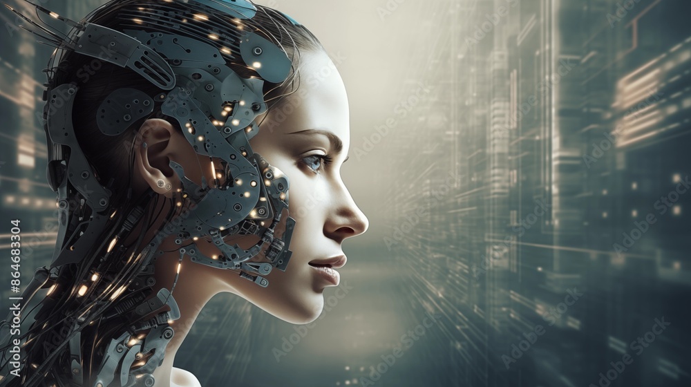 A Futuristic Glimpse: Cybernetic Integration and Advanced AI Technology A Futuristic Glimpse: Cybernetic Integration and Advanced AI Technology