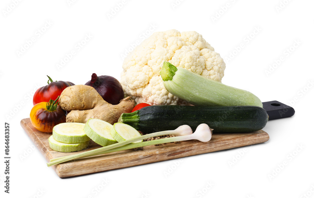 Cooking tasty stew. Different vegetables isolated on white Cooking tasty stew. Different vegetables isolated on white