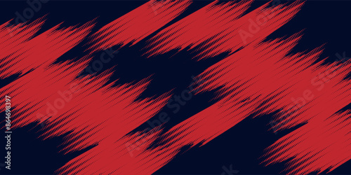 Red halftone dots blue color pattern gradient grunge texture background. Dot pop art comic sport style vector illustration red halftone