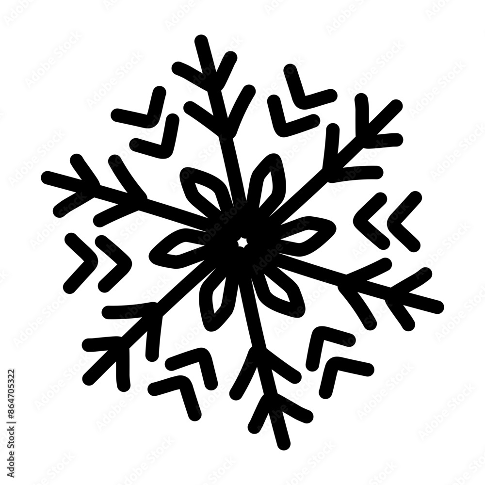 Snowflake pattern