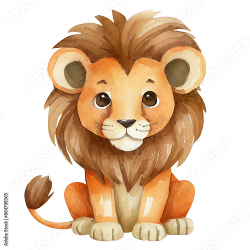 수채화느낌 동물곤충어류