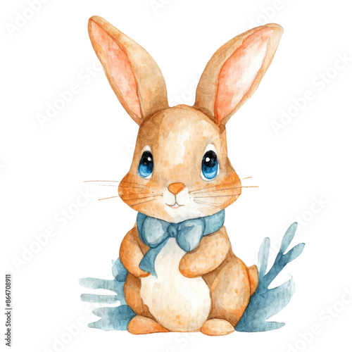 수채화 스타일 동물곤충어류