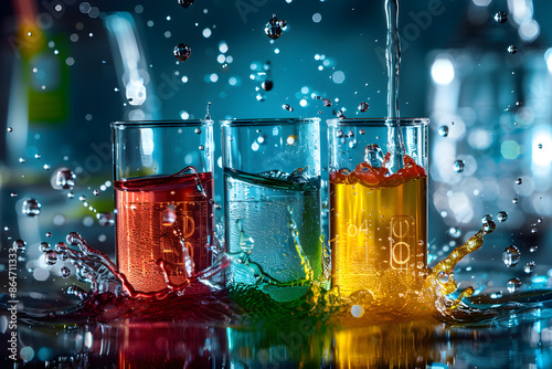 Understanding the PH Scale: A Color Coded scientific Representation with Water Testing