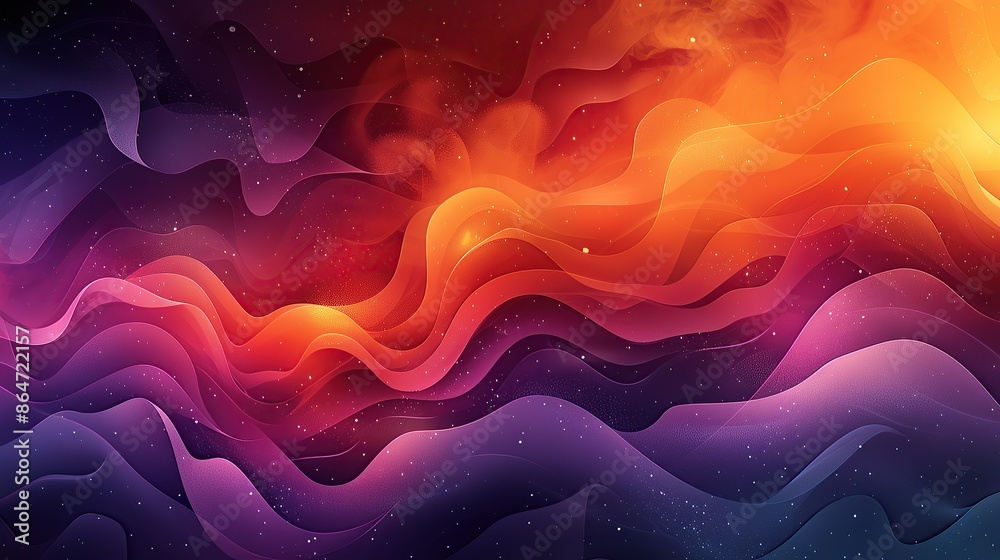 Abstract with Red and Purple Abstract with Red and Purple