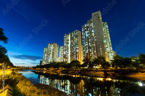 Photography Hong Kong residential building at Tin Shui Wai