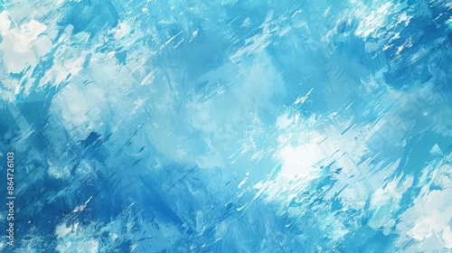 Wallpaper Mural Abstract Sky Blue Grunge Texture Wall Background Torontodigital.ca