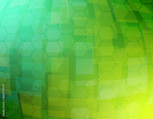Abstract geometric background with dots and lines.
Global network connection.
Technological cyber background. green 6