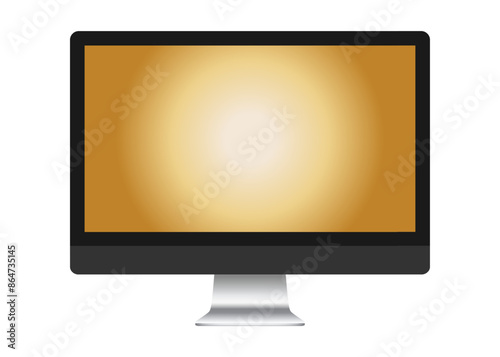 TV 4K flat screen lcd or oled, realistic plasma TV with stand.