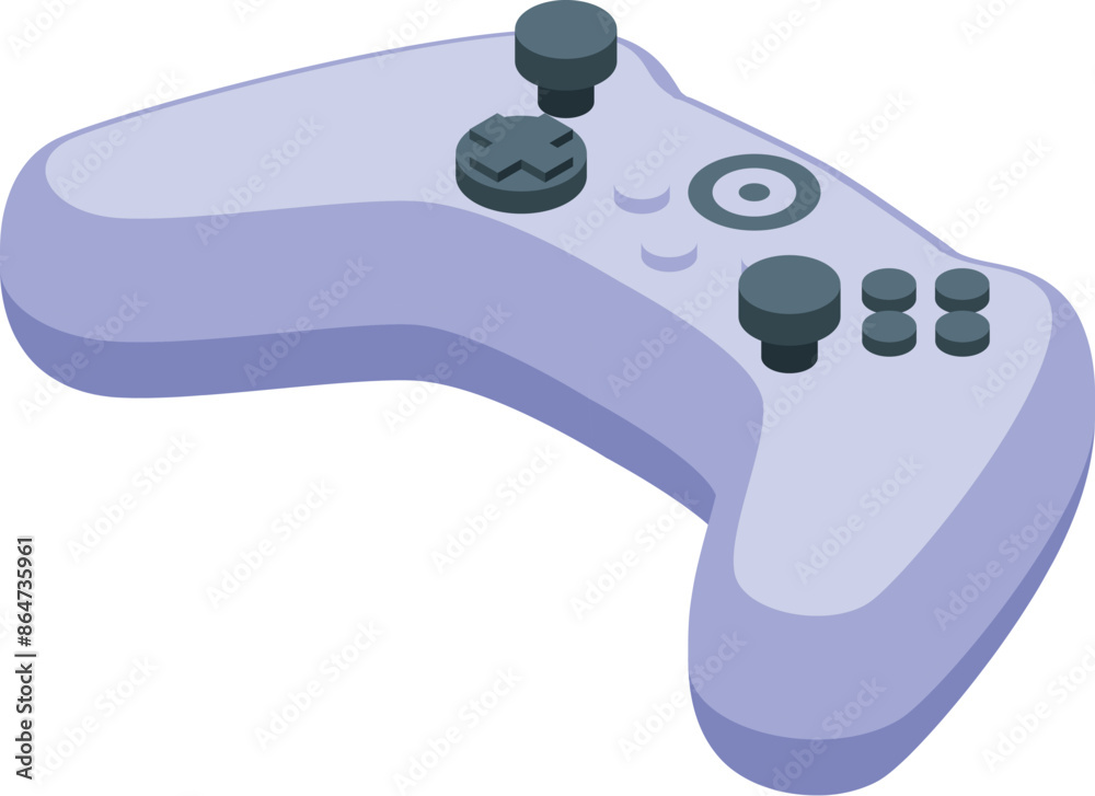Wireless gamepad controller for playing video games on a computer or console