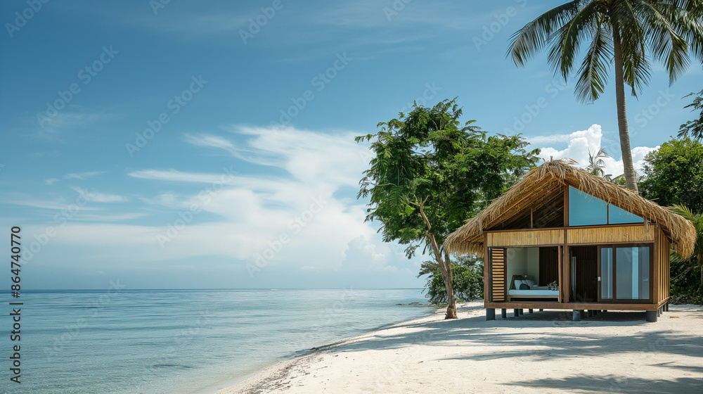 Minimal Beach Cabana Ocean View Minimal Beach Cabana Ocean View