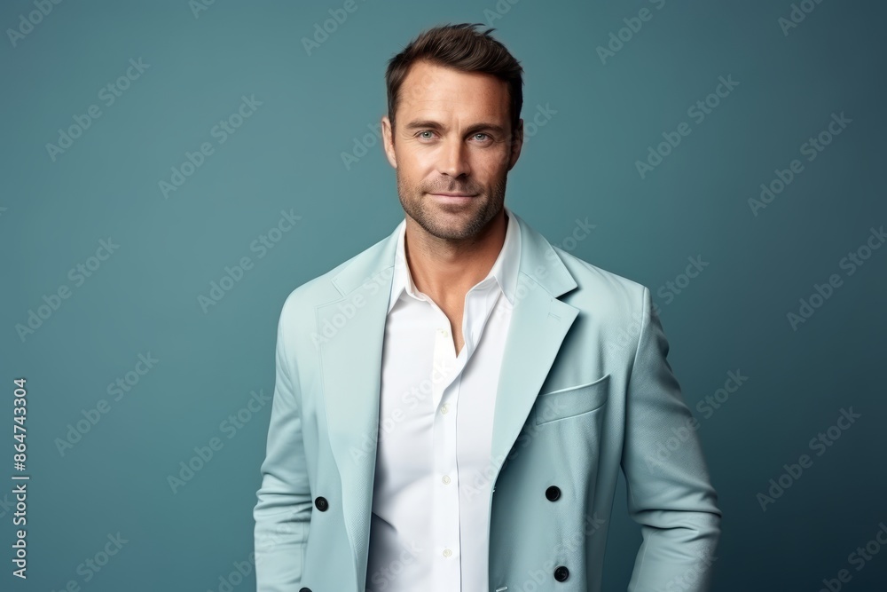 Portrait of a handsome man in a suit. Men's beauty, fashion. Portrait of a handsome man in a suit. Men's beauty, fashion.