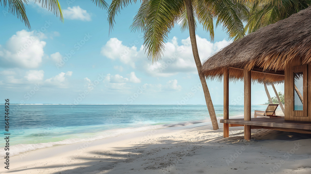 Minimal Beach Cabana Ocean View Minimal Beach Cabana Ocean View