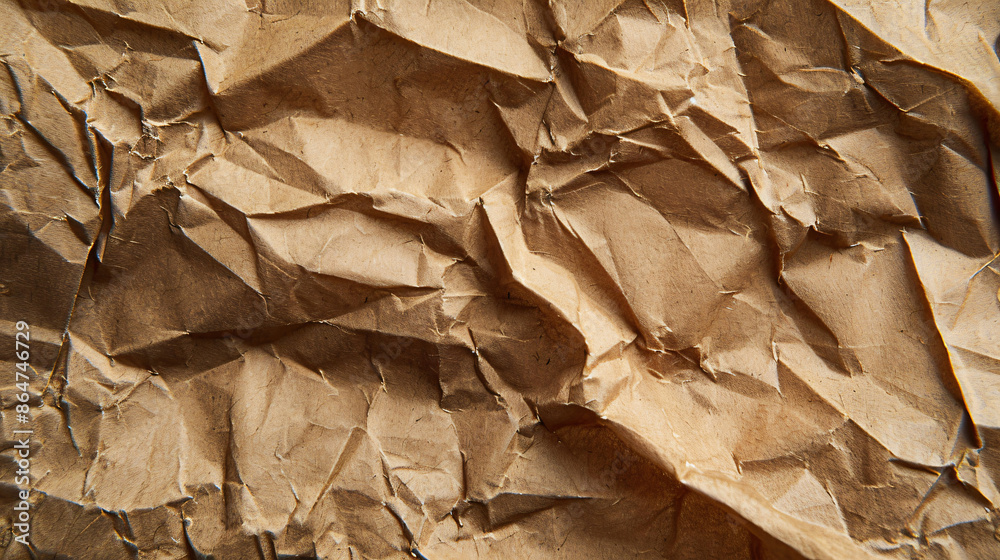 Brown crumpled paper texture, copy space text for website, app, presentation, and social media. Brown crumpled paper texture, copy space text for website, app, presentation, and social media.