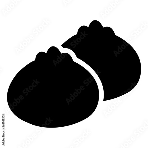 dumplings glyph icon