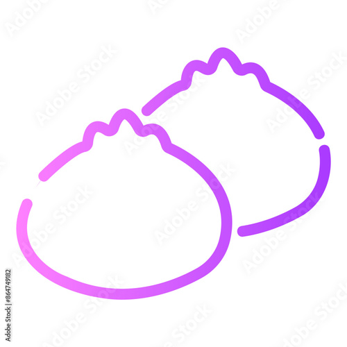 dumplings gradient icon