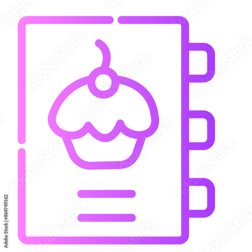 recipes gradient icon