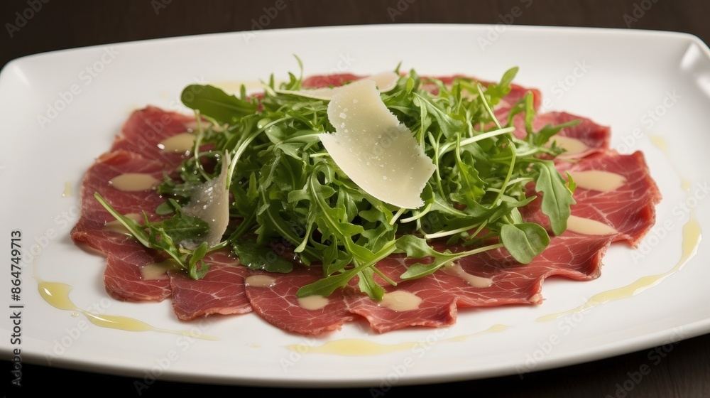 Beef Carpaccio with Arugula and Parmesan Beef Carpaccio with Arugula and Parmesan