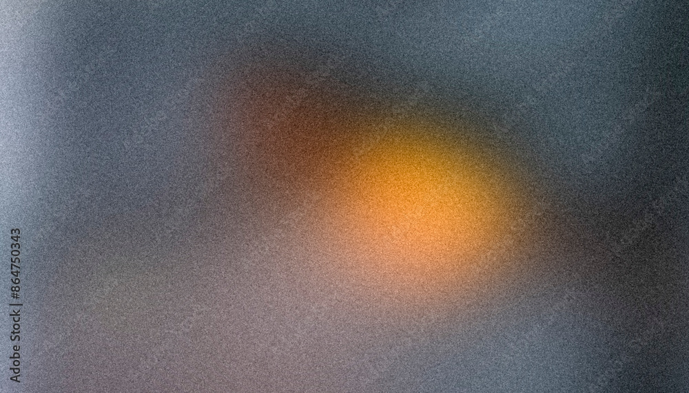Blue background with orange highlight, bokeh, blurred abstract background with grainy noise, rough texture Blue background with orange highlight, bokeh, blurred abstract background with grainy noise, rough texture