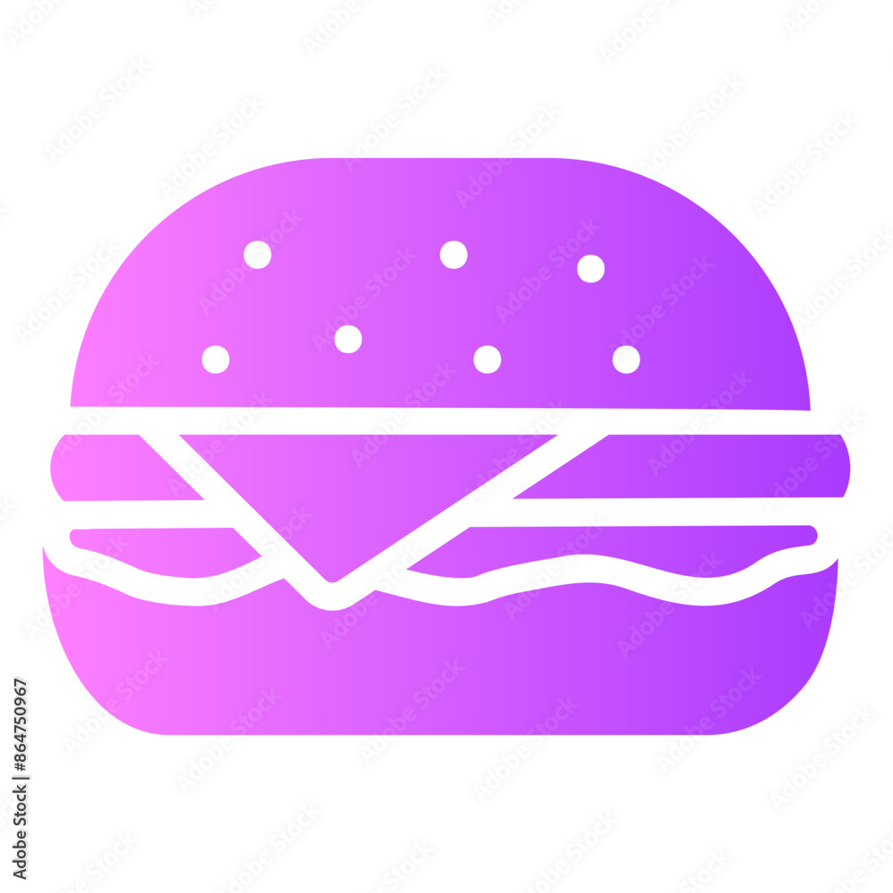 burger gradient icon burger gradient icon
