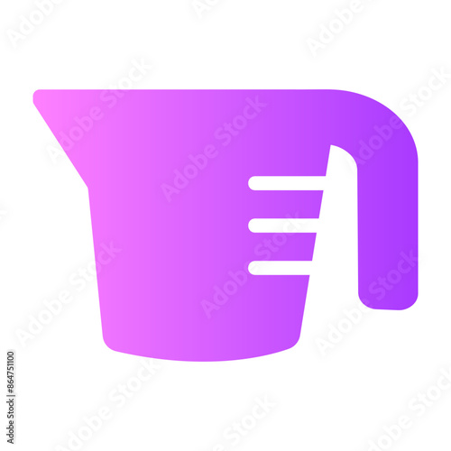 measuringcup gradient icon