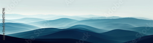 Abstract Background Illustration, Landscape Contour