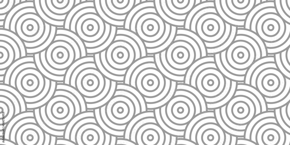 Overlapping Pattern Minimal diamond geometric waves spiral and abstract circle wave line. gray seamless tile stripe geometric create retro square line backdrop white pattern background. Overlapping Pattern Minimal diamond geometric waves spiral and abstract circle wave line. gray seamless tile stripe geometric create retro square line backdrop white pattern background.