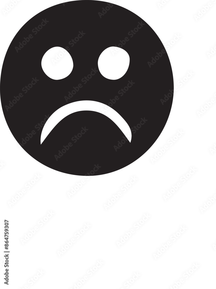 Fototapeta premium a emogi silhouette vactor 