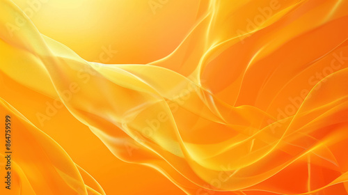 Abstract orange and yellow background of shapes and lines on textured surface