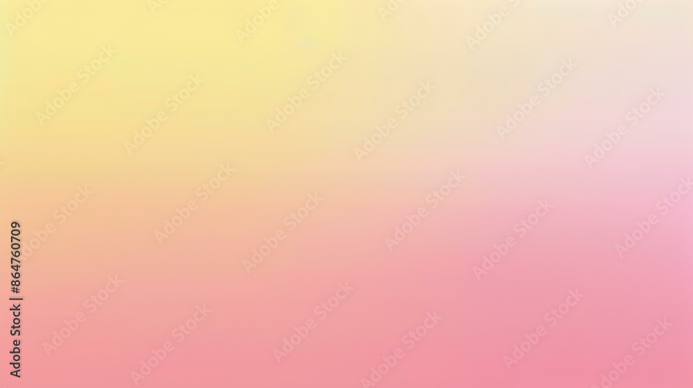 Gradient light yellow to pink abstract banner