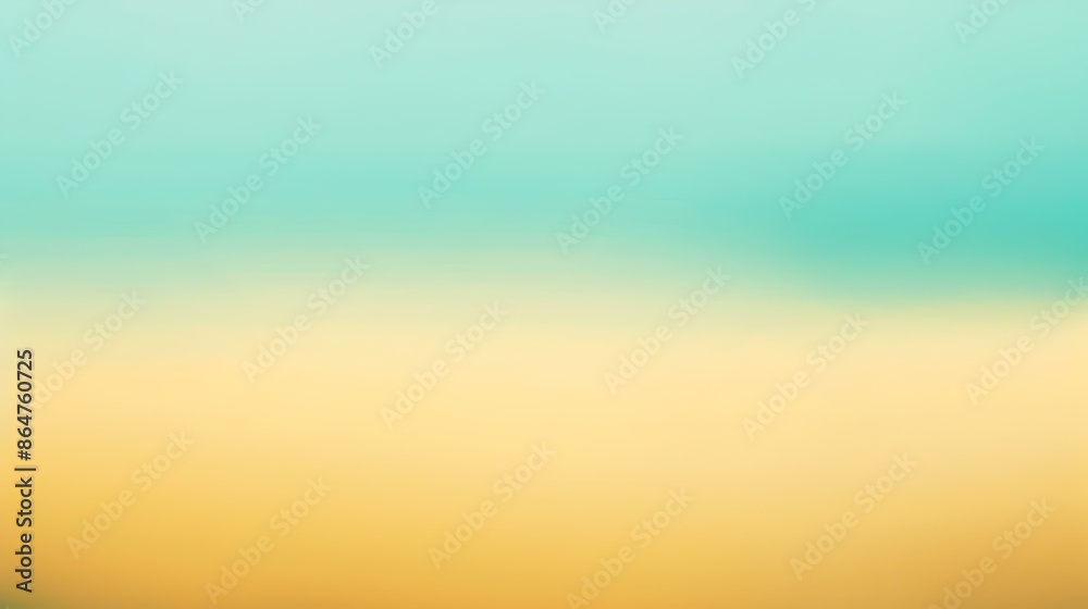 Naklejka premium Gradient light yellow to teal abstract backdrop