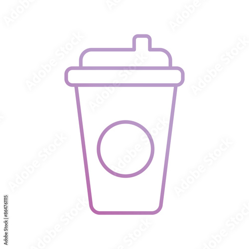 juice icon with white background vector stock illustration © pixel Btyess