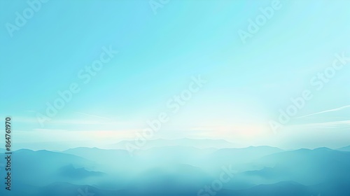 Gradient light azure to indigo abstract background © Yelena