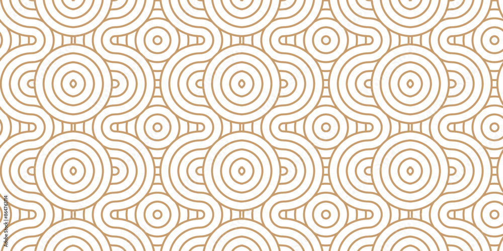Overlapping Pattern Minimal diamond geometric waves spiral and abstract circle wave line. brown seamless tile stripe geometric create retro square line backdrop white pattern background. Overlapping Pattern Minimal diamond geometric waves spiral and abstract circle wave line. brown seamless tile stripe geometric create retro square line backdrop white pattern background.